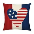 thumbnail image 5 of 250 Anniversary Usa 4Th Of July 4Th Of Patriotic Blue Red Pillow Covers 1616 Set Of 2, Fourth Independence Star Print Decorative Throw Pillowcases Outdoor Memorial Day Cushion Cases Couch, 5 of 7