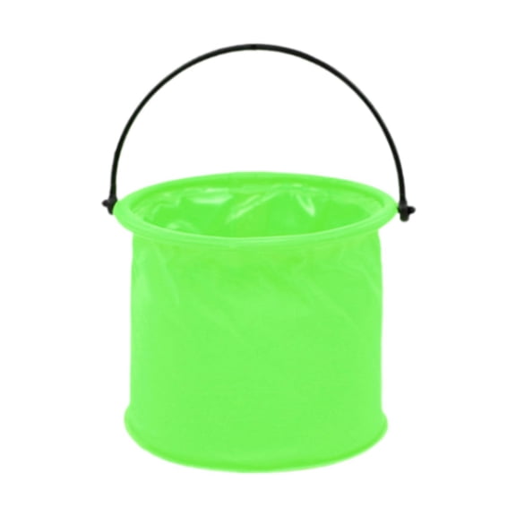 Sharprepublic Foldable Bucket Paint Brush Washer Bucket for Outdoor Sketching Paint Lovers Green