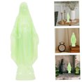 thumbnail image 3 of WRITWAA 2Set Garden Statue Light Green Plastic Catholic Symbol Home Decoration for Students, 3 of 8