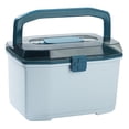 thumbnail image 1 of MasteelfCA Portable Medicine Box Transparent First Aid Box Medication Storage Organizer, 1 of 7