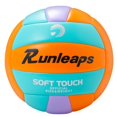 thumbnail image 1 of Pelota de poliuretano, suave e impermeable, tamaño 5, 21 cm, para voleibol Runleaps, 1 of 7