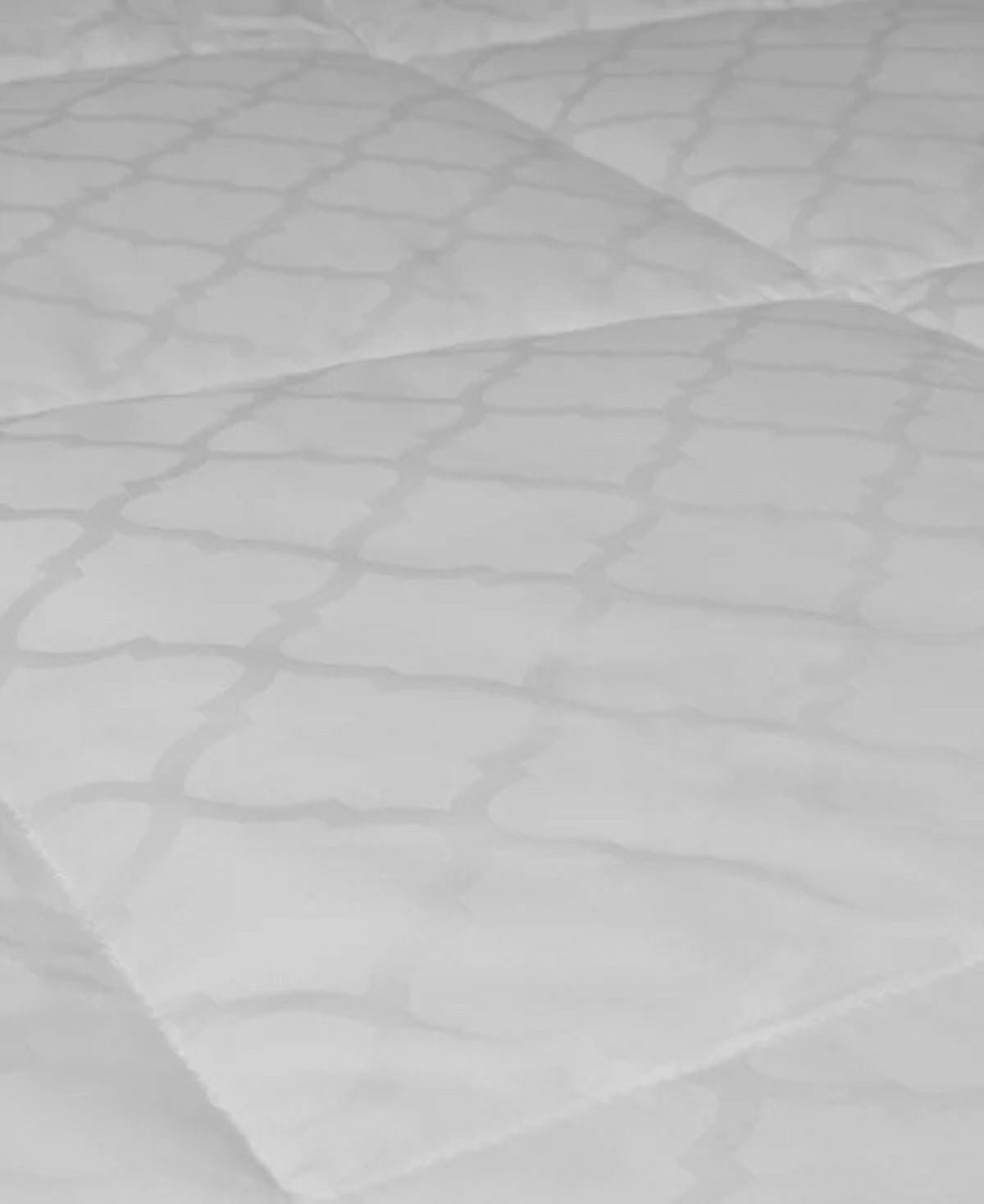 Charter Club WHITE Continuous Comfort350 Thread Count Down Comforter, Full/Queen