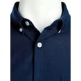 thumbnail image 3 of Beautiful Giant Men's Long Sleeve Oxford Dress Shirt Casual Button Down Shirt Regular Fit, 3 of 5