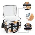 thumbnail image 6 of FORMRS Insulated Cooler Bag 24 Cans Capacity Soft Leakproof Lunch Box with Side Pockets, Autumn Day with Cocoa Pattern, 6 of 7