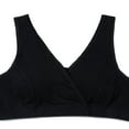 thumbnail image 6 of CFLVAEK Womens Cotton Nursing Sleep Bra Wirefree Maternity Bras Vest Type Bralette for Pregnancy Full Coverage Bras for Large Bust Black XL, 6 of 6