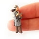 thumbnail image 3 of Figuras antiguas chinas 1/87 Zulema Mini modelo de diseño de carretera gris, 3 of 8