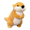thumbnail image 3 of Groundhog Stuffed Animal，Realsitic Animal Plushies Groundhog Plush Toy，Funny Stuffed Animal Doll Cartoon Stuffed Plush Toy for Children Adults, 3 of 9