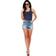 thumbnail image 5 of Cadmus Womens Workout Tank Tops Scoop Neck Summer Sleeveless Basic Shirt Ribbed Racerback Blouses, 5 of 7