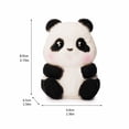 thumbnail image 4 of Realistic Animal Squishy - Ultra Soft Silicone Dog Squishy, Handmade Stress-Relief Toys for Kids & Adults, Non-Toxic Squeeze Toys for Relaxation & Sensory Play (Panda-1pcs), 4 of 9