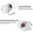 thumbnail image 2 of Shark Fin Antenna Cover for Car, Automotive Top Roof Aerials AM/FM Radio Signal Base, Vehicle Shark Fin Shape Cover with Adhesive Tape, Car Accessories Universal for Most Sedan, SUV, Van, 2 of 10