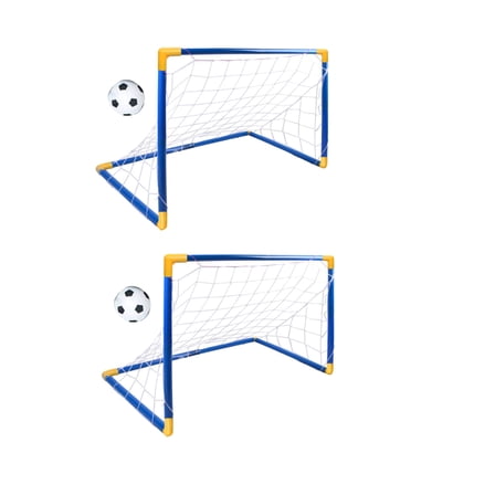 2pcs Outdoor Portable Soccer Goal Net for Backyard Training