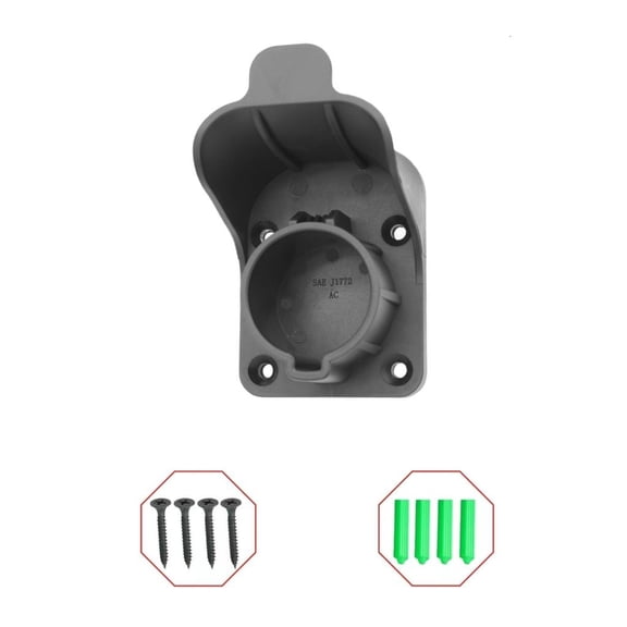 YIGSECU EV Charging Wall Mount Holder Replacement Electric Vehicle Charging Holder Charging Cable Organizers for J1772 Enduring