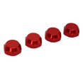 thumbnail image 1 of Lot de 4 écrous de roue RC 17 mm en alliage d'aluminium pour voiture RC ARRMA 1/7 1/8, rouge, 1 of 4