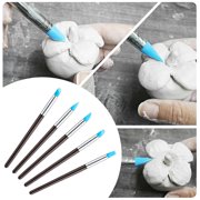Air Dry Clay Glaze, 2 x 3.4 fl oz, 29 Piece Clay Tools Kit, Gloss & Matte Varnish, Tools for Sculpting, Molding & Carving Crafts