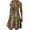 Green dresses for women 2023, variant on Wycnly Dresses for Women Beach Fashion Loose Swing Tunic Tshirt Midi Sun Dresses V-Neck Short Sleeve Floral Print Summer Knee-Length Formal Dress Blue l