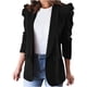 thumbnail image 1 of Chaquetas y abrigos casuales sin capucha de manga larga para mujer, abrigo de oficina de manga larga liso, cárdigan, traje, chaqueta larga, tops, abrigo para mujer, 1 of 5