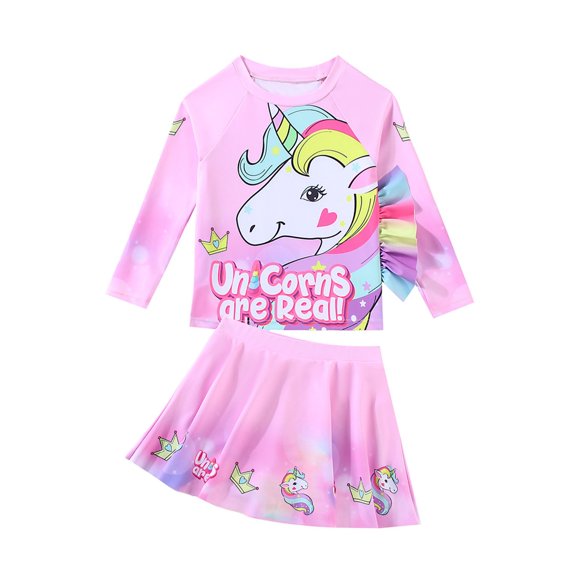 Gerichy Toddler Girl Swimsuit,Girls Bathing Suit Girls Swimsuit Set Comfortable Fashion Casual Floral Swimsuit Three Piece Set