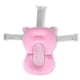 thumbnail image 1 of Asiento de baño para bebé, alfombrilla de soporte de seguridad, malla de malla, lavable, transpirable, suave, ducha para niños pequeños, cojín para el cuerpo con correas, rosa Advancent  BA000371-01, 1 of 7