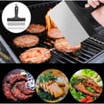 thumbnail image 4 of Plancha Scraper, Plancha Scraper for Stainless Steel Griddle Professional Plancha Scraper Plancha Scraper with Handle, Stainless Steel Plancha Scraper, Barbecue Grill Scraper Cleaning Tool, 4 of 5