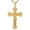 Jesus 2, variant on Kootwo Jesus Crucifix Necklace for Men Women, 14K Gold Plated Cross with INRI, Patron Saint of Redemption, Catholic Gift