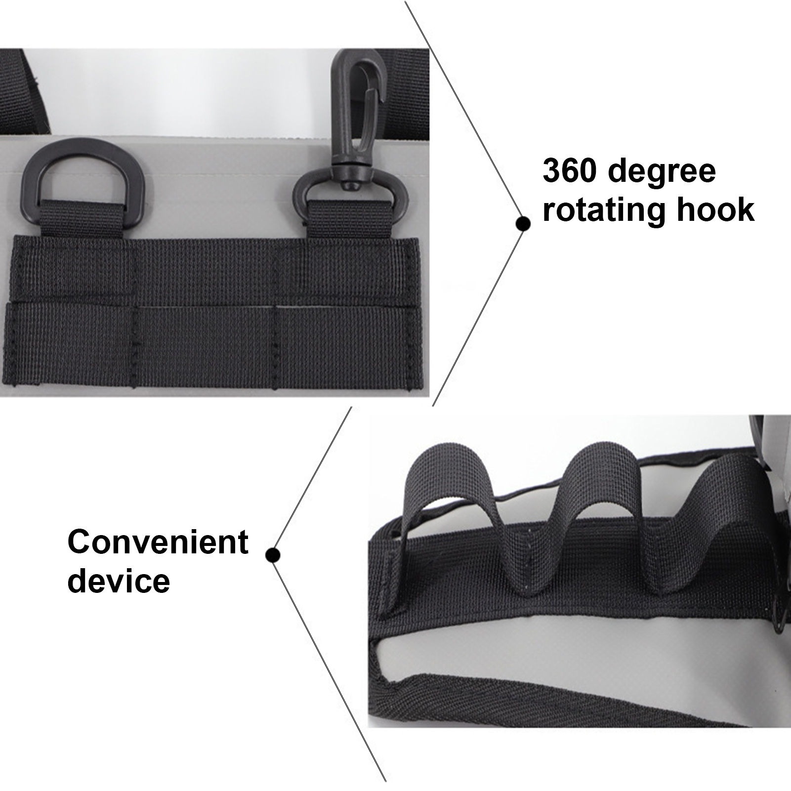 Hyasfey Waterproof Fishing Waist Bag with Rod Holder Adjustable Strap Portable Outdoor Fishing Accessories Organizer Fanny Pack Chest Sling Pouch