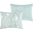 thumbnail image 3 of Greenland Home Coastal Paradise Jacquard Woven Decorative Pillow Sham, Marina Seafoam, Standard, 3 of 7