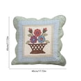 thumbnail image 3 of 17.72x17.72in Cottons Floral Farmhouses Throw Pillow Cover Vintage Botanical Cushion Case With Hidden Zipper Easys Install For Sofa Couch Bedroom, 3 of 6