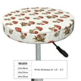 thumbnail image 4 of Junzan Mushroom Bar Stool Cover Round Seat Cushion With Elastic Washable And Non Slip Bottom For Barstool Padded Chair Slipcover - 12 Inch, 4 of 7