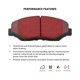 thumbnail image 5 of Pastillas de Freno Dynamic Friction Company 4000 HybriDynamic Delanteras, 5 of 6