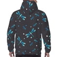 thumbnail image 5 of Hoodies for Men - Blue Heart Dragonfly Long Sleeve Comfrt Men'S Fashion Hoodies & Sweatshirts, Sweatshirts for Men Hoodies Pullover Clothing Clothes with Pouch, 5 of 7