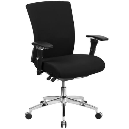 Used Barcelona Chair Lancaster Home HERCULES Series 24/7 Intensive Use 300 lb. Rated Multifunction Executive Swivel Chair with Seat Slider ()