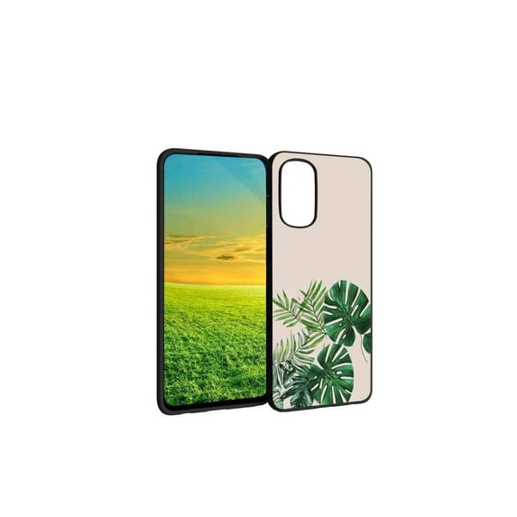 Compatible with Motorola Moto G Stylus 4G 2022 Phone Case, Tropical-Leaves-4 Case Men Women, Flexible Silicone Shockproof Case for Motorola Moto G Stylus 4G 2022