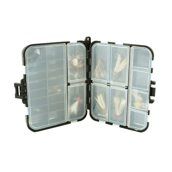 (2 Count) Fly Box Organizer, 11 Compartments, Sale Is for 1 Pair