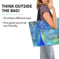 thumbnail image 2 of Naloa Peacock Tote Bag for Women Large Capacity Shoulder Bag for College Work Travel Shopping, 2 of 8