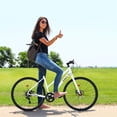 thumbnail image 7 of 700C Road Bike, 7 Speed Hybrid Bike with Double Disc Brake for Women & Men, City Bicycle Adult Commuter Bicycle, 7 of 7