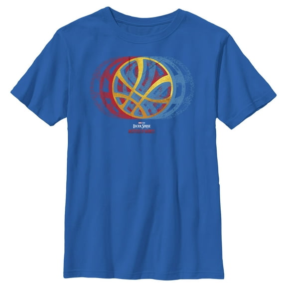 Boy's Marvel Doctor Strange in the Multiverse of Madness Gradient Seal Graphic Tee Royal Blue X Large