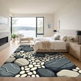 thumbnail image 3 of ODIKA 4'x6' Machine Washable Non-Slip Area Rug, Minimalist Gray High Traffic Rug, Grey, 1305028, 3 of 7