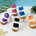 thumbnail image 3 of 2 Pairs Breathable Dog Boots For Small Dogs, Anti-Slip Paw Protector Shoes, Heat Resistant Puppy Booties For Hot Pavement Daily Walking. Purple, 3 of 6