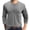 Gray, variant on Fall Shirts for Men Men Long-Sleeve Beefy Muscle Basic Solid Pure Color Blouse Tee Shirt Top
