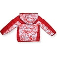 thumbnail image 2 of Marvel Spiderman Puffer Jacket for Boys, Kids Zip Up Hooded Jacket, 2 of 3