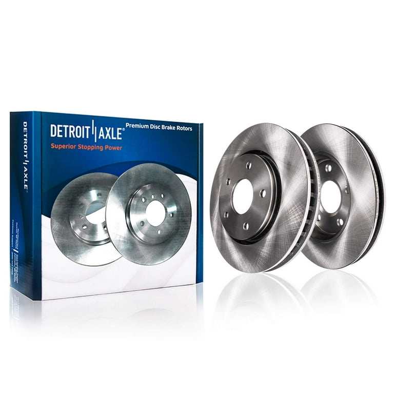 Detroit Axle - Front Brake Kit for 1.4L/ 2.0L 2017-2020 Hyundai Elantra Replacement Brakes Rotors 2017 2018 2019 2020 Ceramic Brake Pads