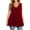 Red——Back to School Outfits for Women, variant on Womens Plus Size Tank Tops Seashell Edge V Neck Sleeveless Blouses Flowy Summer Travel Basic Tanks Navy 4XL