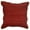 Red, variant on Ox Bay Ringo 20" x 20" Green/White Jute Bordered Striped Cotton Adult Decorative Throw Pillow