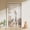 White, variant on 74-98" Extra Tall Cat Gate, 33.86-41.34, Transparent Double Doors, No Drilling Pressure Mount Pet Gate for Doorways/Stairs/Kitchen/Home, Auto Close, White