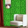 thumbnail image 3 of Wuztai 40x60cm Artificial Green Plant Wall Panel, PE Simulation Boxwood Hedge for Indoor Outdoor Decor, Fake Lawn Hanging Wall for Living Room, 3 of 4