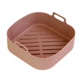 thumbnail image 1 of Tapis de Friteuse à Air Chaud Pliable Multifonctionnel en Gel de Silice Plateau de Cuisson Fond Rond Antiadhésif Tapis de Gel de Silice Réutilisable Remplacement de Papier Parchemin, 1 of 4