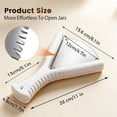 thumbnail image 7 of Jar Opener for Weak Hands, Multi-Purpose Bottle & Jar Opener with Ergonomic Grip, Easy Lid Opener for Seniors and Low Hand Strength (white), 7 of 7