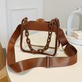 thumbnail image 4 of Sac pour Femmes Simple Demi-Lune Sac Souple en PU Mode Mini Sacs pour Dame Sac de Voyage Décontracté, 4 of 9