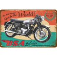 thumbnail image 1 of Placa Motocicletas Placa Letrero Hojalata Metal Vintage para Bar Pub Club Garaje, 1 of 2