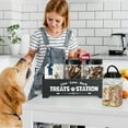 thumbnail image 6 of Cute Dog Treat Jar with Wooden Box, Pet Food Storage Container, 6 of 7
